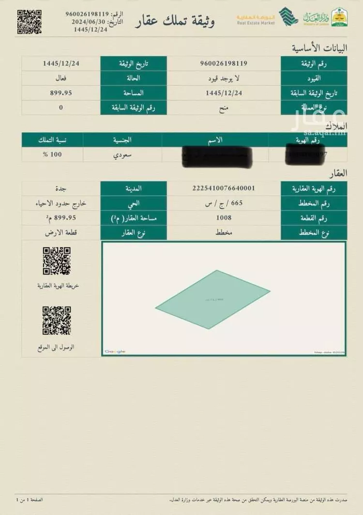 أرض للبيع في حي المليساء ، جدة ، جدة