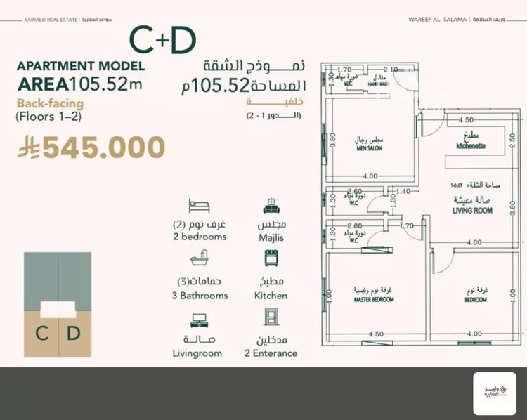 شقة للبيع في شارع علي افندي جميل, حي السلامة, مدينة جدة, منطقة مكة المكرمة صورة 2