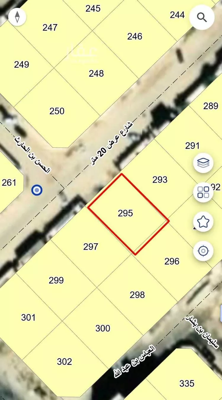 أرض للبيع في شارع شارع عرض 20 متر, حي الروضة, مدينة الخفجي, المنطقة الشرقية صورة 2