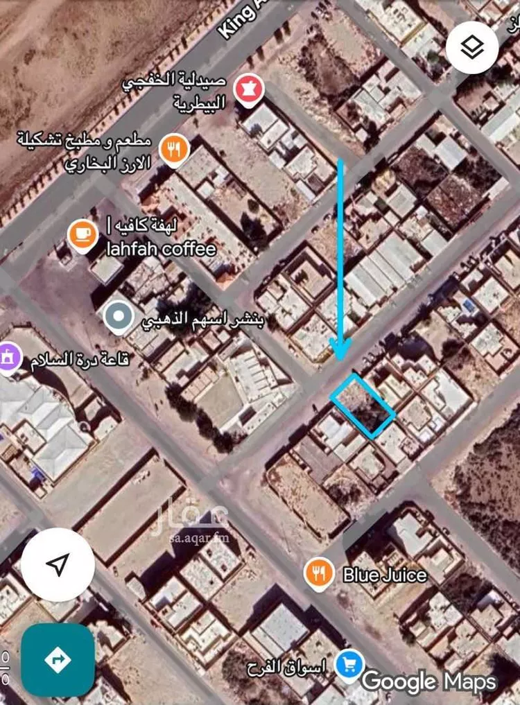 أرض للبيع في شارع شارع عرض 20 متر, حي الروضة, مدينة الخفجي, المنطقة الشرقية