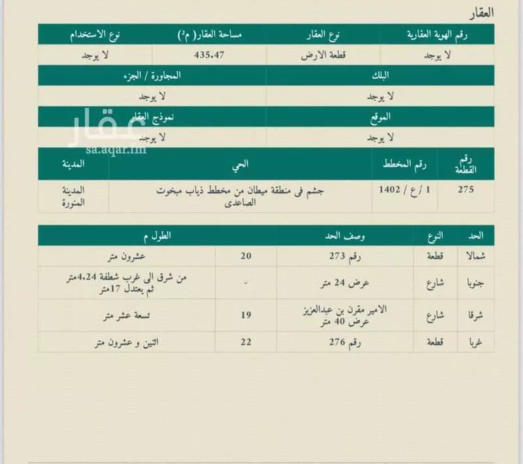 أرض للبيع في شارع الامير مقرن ابن عبدالعزيز, حي جشم, مدينة المدينه المنوره, منطقة المدينة المنورة صورة 2