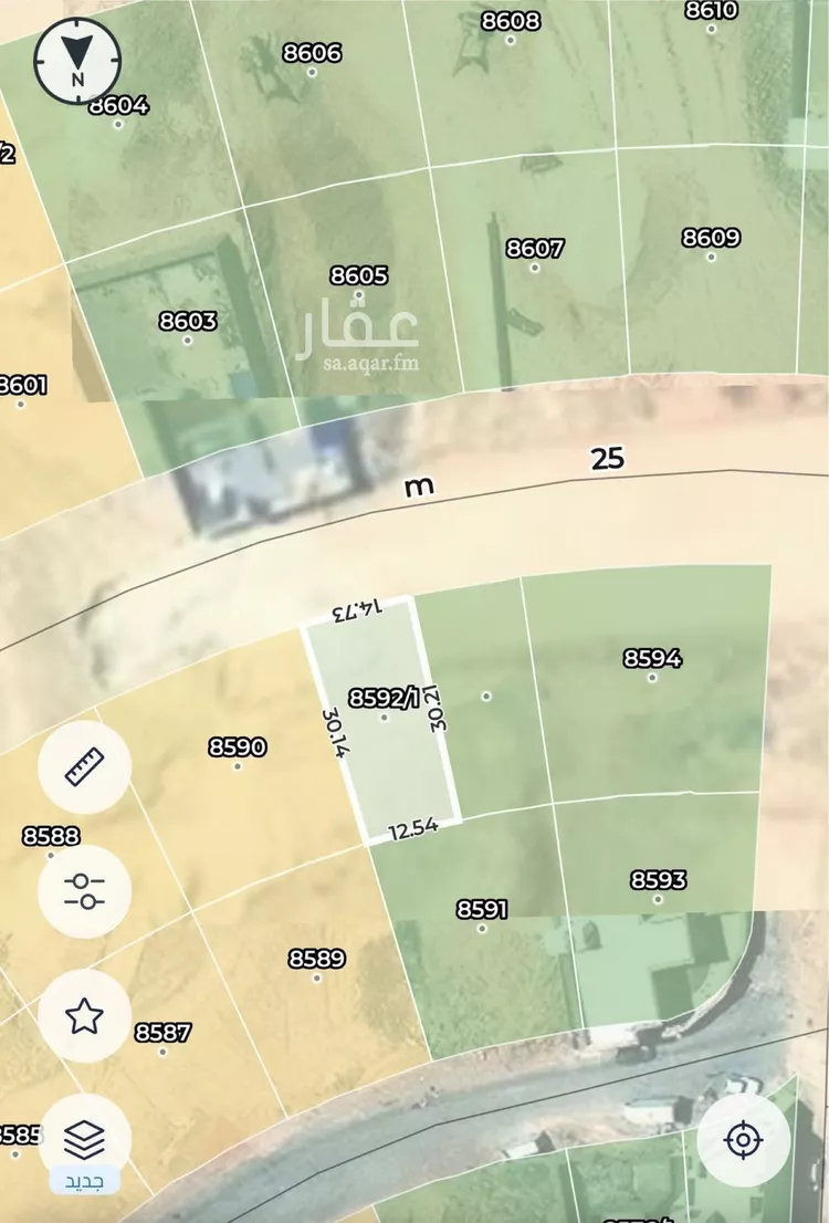 أرض للبيع في شارع الدِّرع, حي المهدية, مدينة الرياض, منطقة الرياض صورة 2