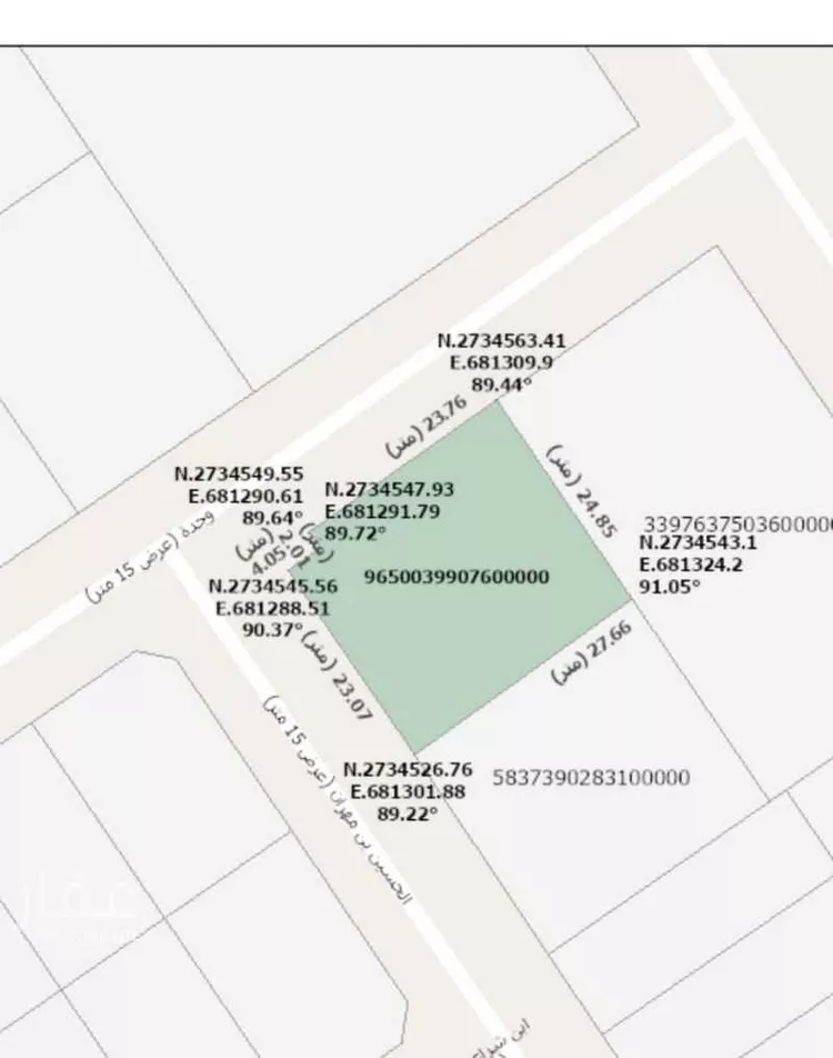 أرض للبيع في شارع وجدة, حي الريان, مدينة الرياض, منطقة الرياض صورة 2