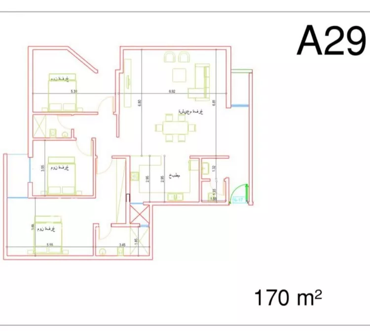 شقة للإيجار في شارع ثروه, حي السيف, مدينة الدمام, المنطقة الشرقية صورة 2