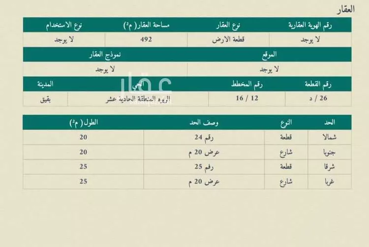 Land for Sale in Buqayq Ar Rabwah