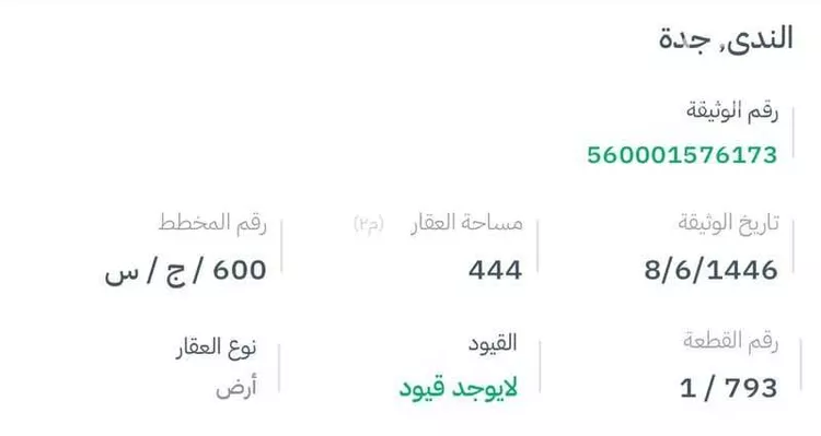 أرض للبيع في شارع عسفان, ذهبان