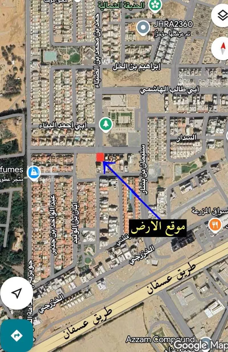 أرض للبيع في شارع الشريف ابو القاسم بن الحسن, حي الرياض, مدينة جدة, منطقة مكة المكرمة