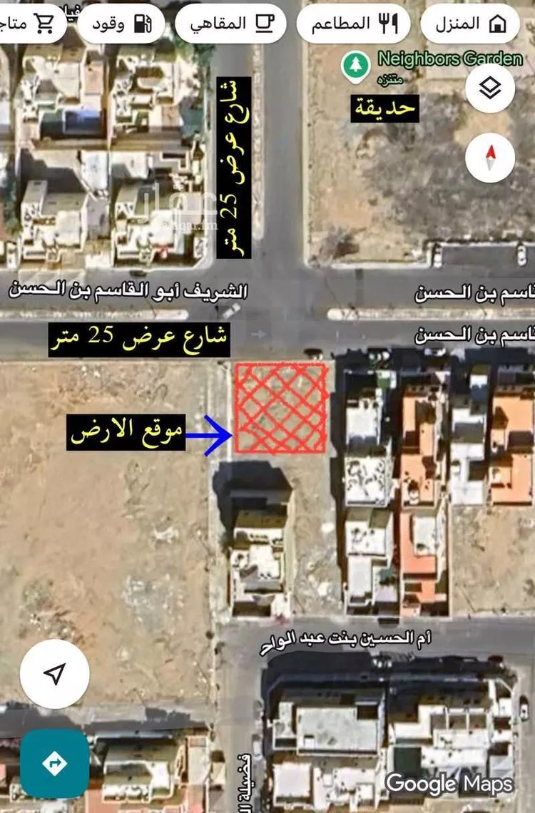 أرض للبيع في شارع الشريف ابو القاسم بن الحسن, حي الرياض, مدينة جدة, منطقة مكة المكرمة صورة 2