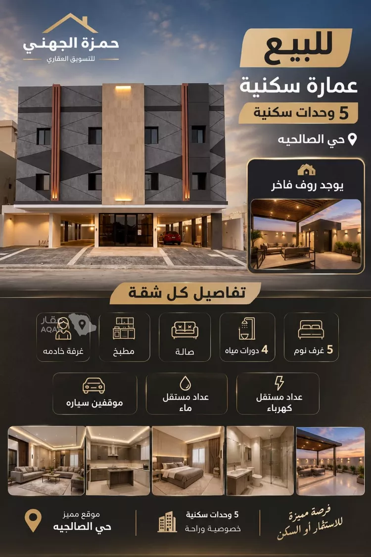 شقة للبيع في شارع سعدون العواجي, حي الصالحية, مدينة جدة, منطقة مكة المكرمة