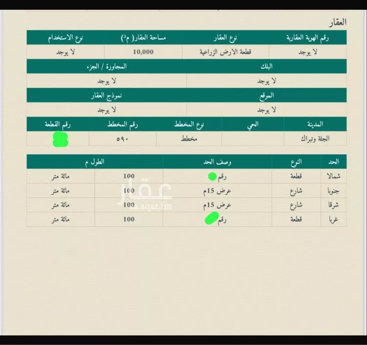 مزرعة للبيع في مدينة الجلة, منطقة الرياض