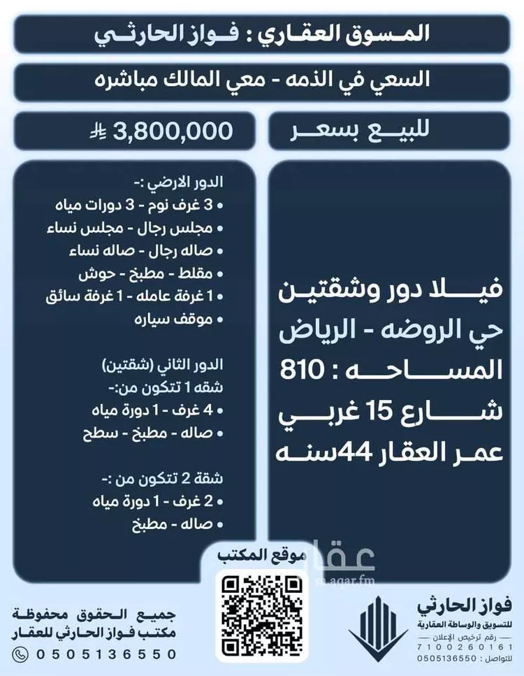 عمارة للبيع في شارع شيبة بن عبدالرحمن, حي الروضة, مدينة الرياض, منطقة الرياض