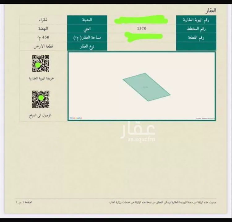 أرض للبيع في حي الجامعة, مدينة شقراء, منطقة الرياض صورة 2