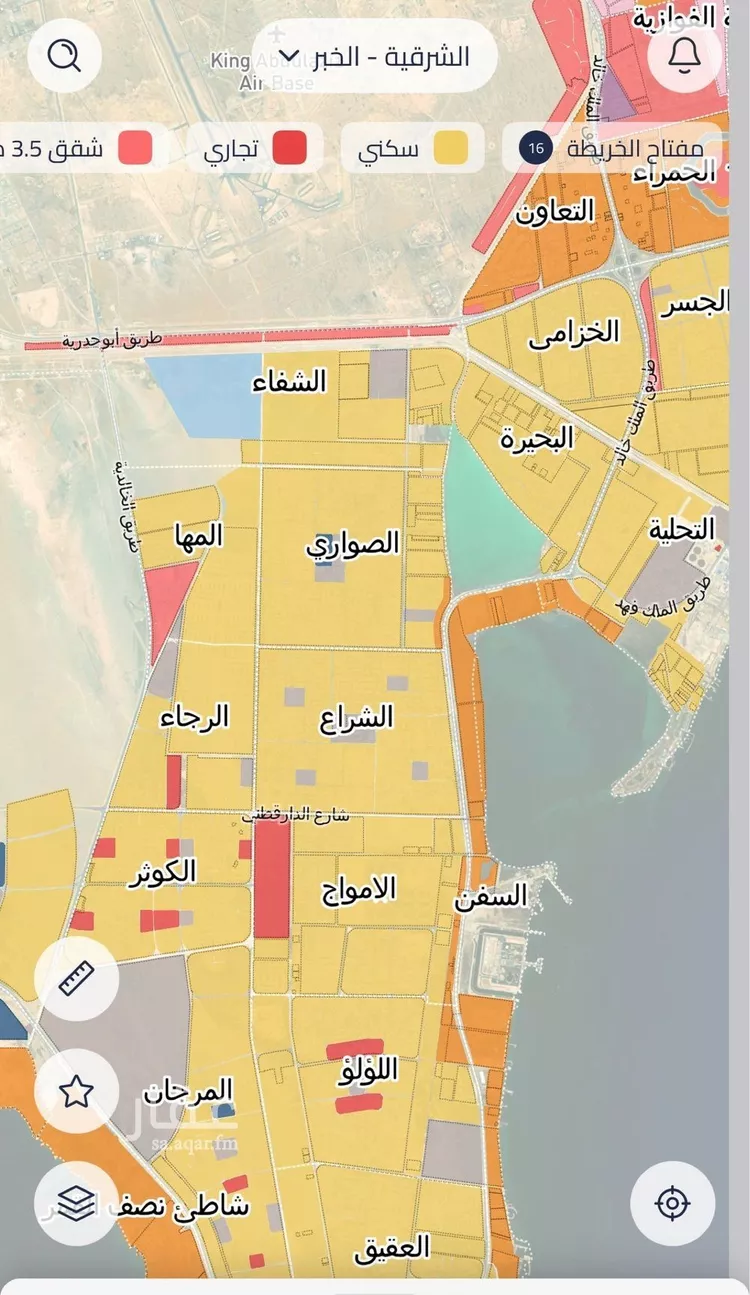 أرض للبيع في شارع الحوراء, حي اللؤلؤ, مدينة الخبر, المنطقة الشرقية صورة 5