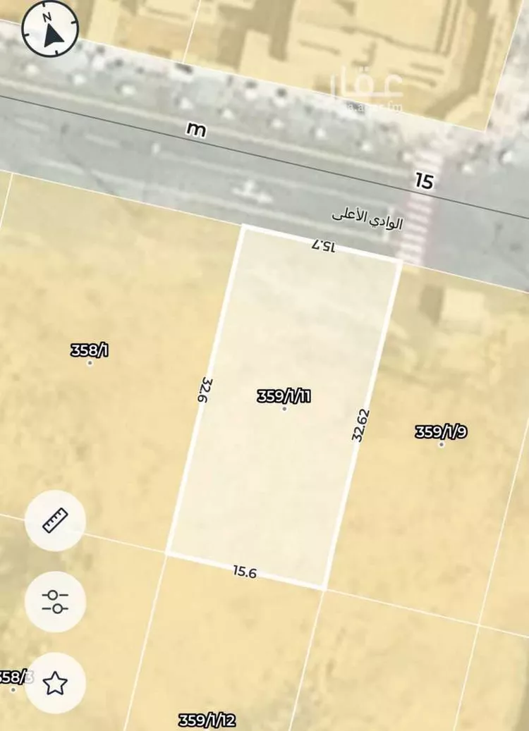 أرض للبيع في شارع وادي الدواسر, حي الهدا, مدينة الرياض, منطقة الرياض صورة 3