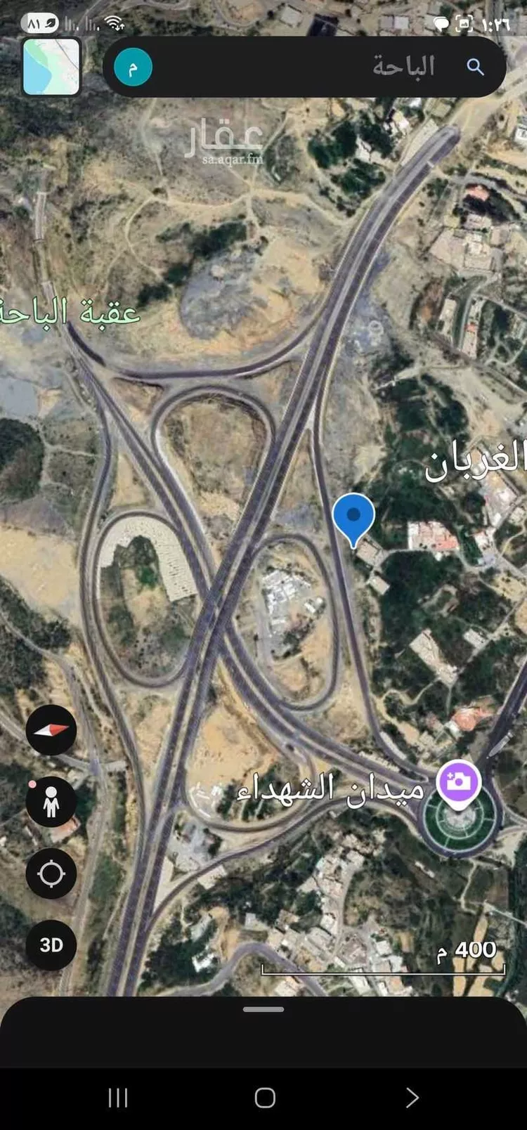 أرض للإيجار في شارع شارع النزهة 2, حي الحجاز, مدينة الباحة, منطقة الباحة