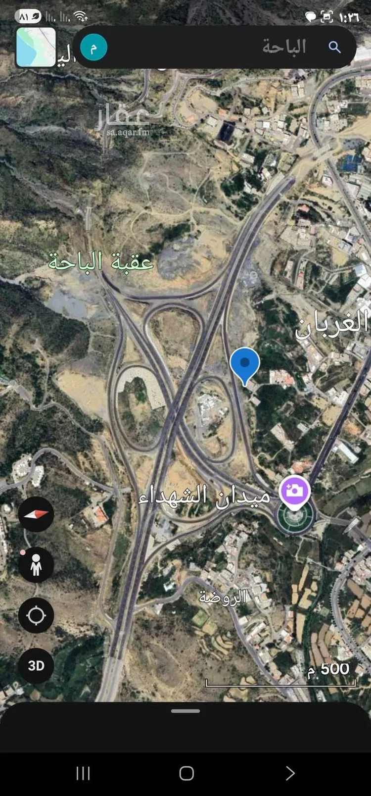 أرض للإيجار في شارع شارع النزهة 2, حي الحجاز, مدينة الباحة, منطقة الباحة صورة 2