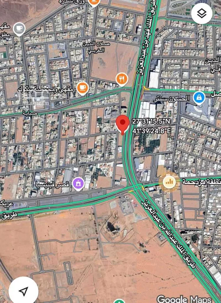 أرض للبيع في شارع الملك فهد بن عبدالعزيز, حي صبابة, مدينة حائل, منطقة حائل