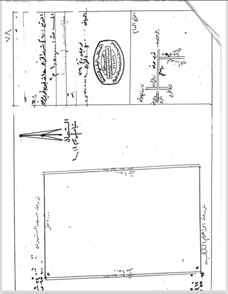أرض للبيع في حي مزارع شرق السهباء, مدينة مزارع شرق السهباء, منطقة الرياض صورة 2