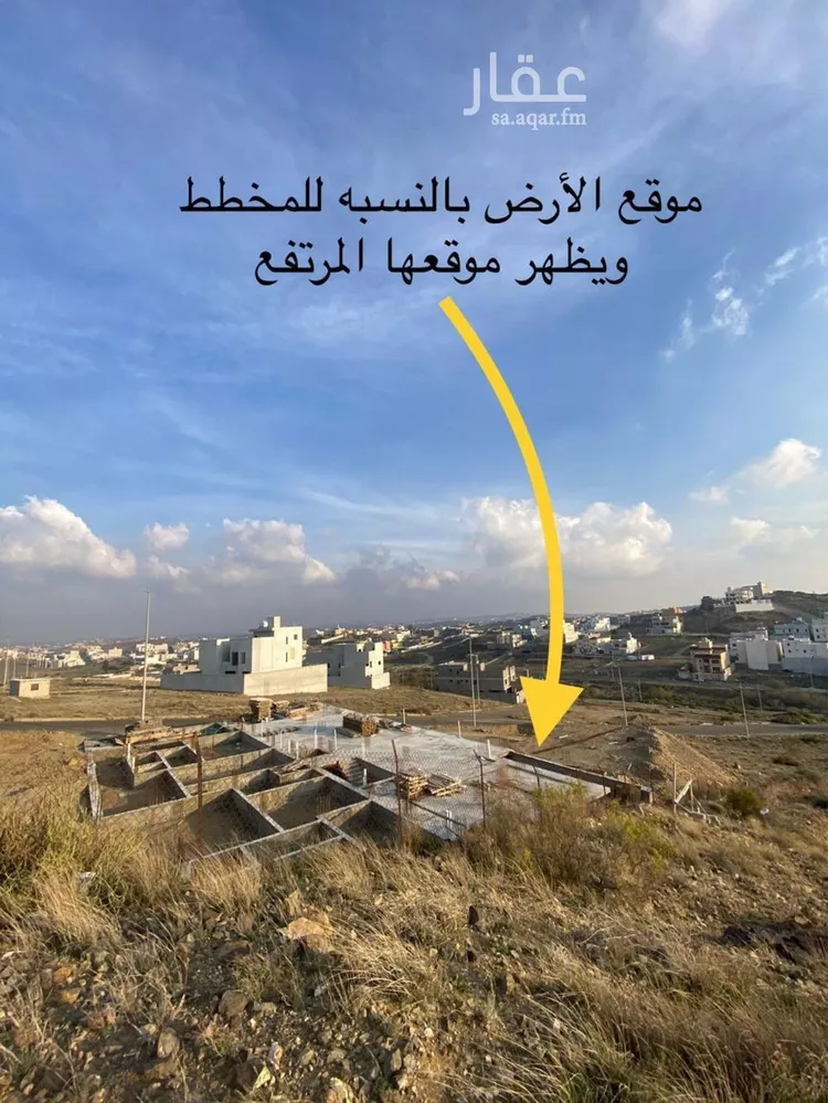 أرض للبيع في شارع حنين, حي الياقوت, مدينة أبها, منطقة عسير صورة 3