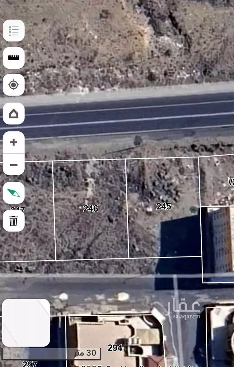 أرض للبيع في شارع بيضاء نثيل, حي الروضة, مدينة أبها, منطقة عسير صورة 2