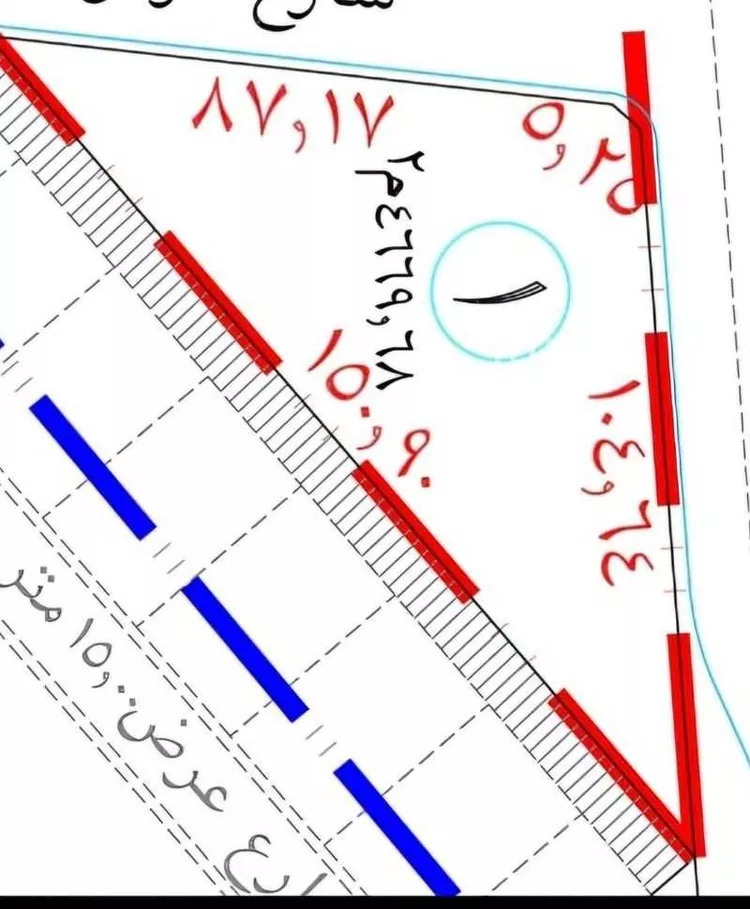 أرض للإيجار في شارع الملك عبدالله , حي الفل, مدينة أبها, منطقة عسير