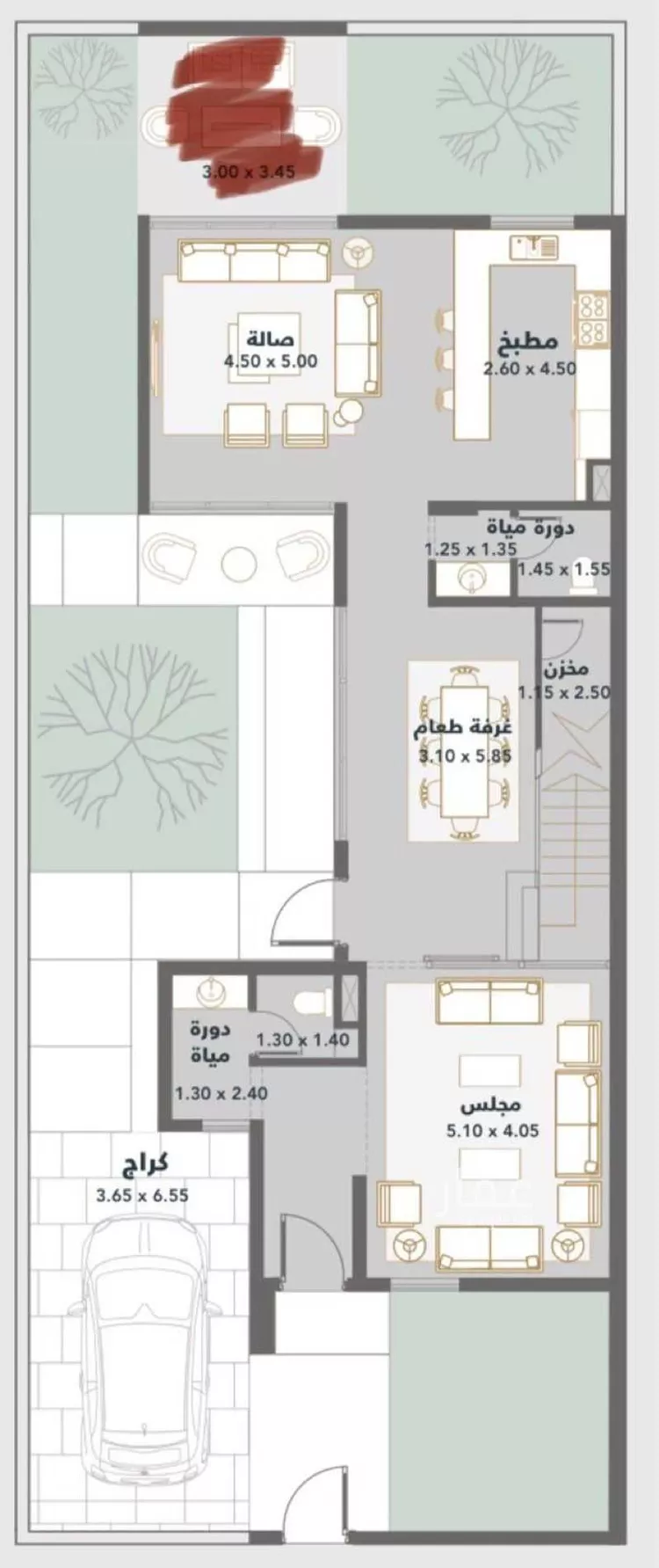 فيلا للبيع في شارع وادي حمر ، حي مطار الملك خالد الدولي ، الرياض ، منطقة الرياض صورة 2