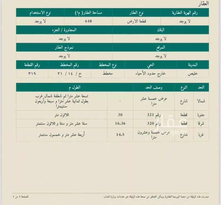 أرض للبيع في المملكة العربية السعودية
