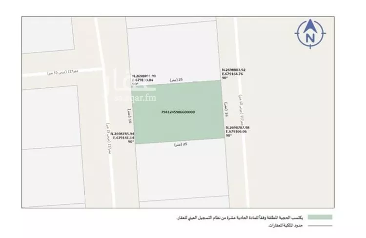 أرض للبيع في حي عريض, مدينة الرياض, منطقة الرياض صورة 2