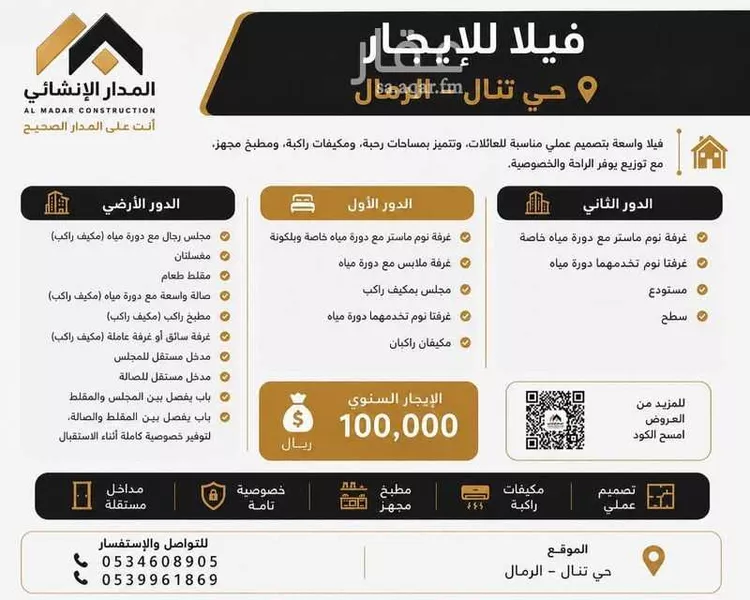 Villa for Rent in Riyadh Ar Rimal