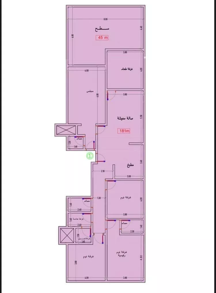 شقة للبيع في شارع زيد بن عاصم, حي حكومي1, مدينة جدة, منطقة مكة المكرمة صورة 5