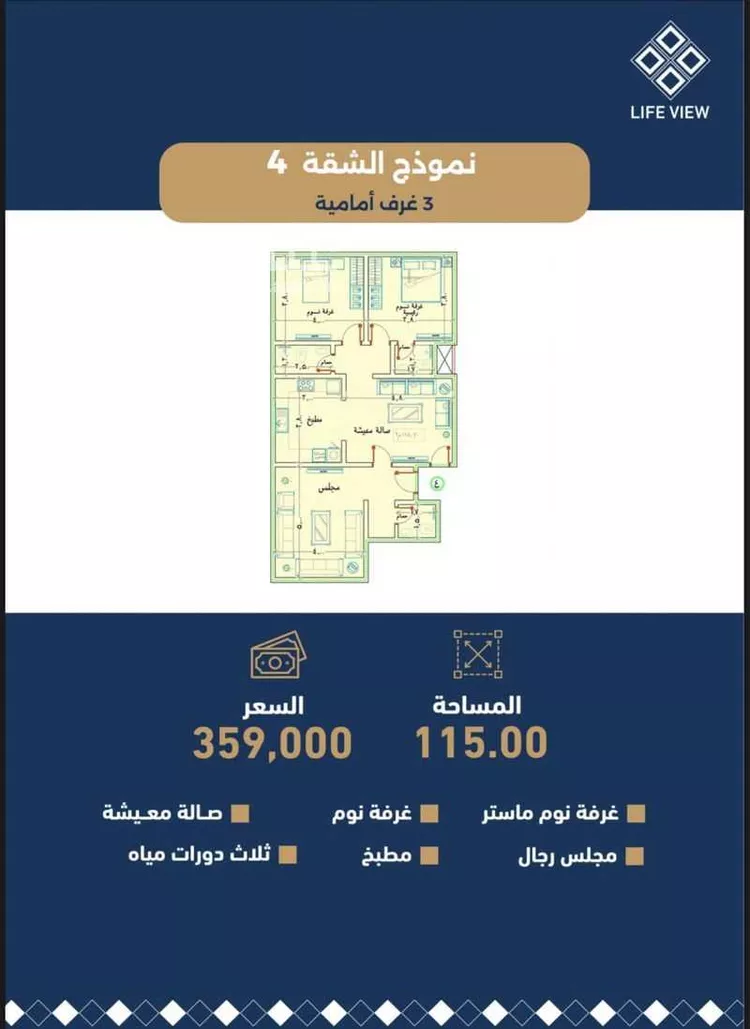 شقة للبيع في شارع زيد بن عاصم, حي حكومي1, مدينة جدة, منطقة مكة المكرمة صورة 4