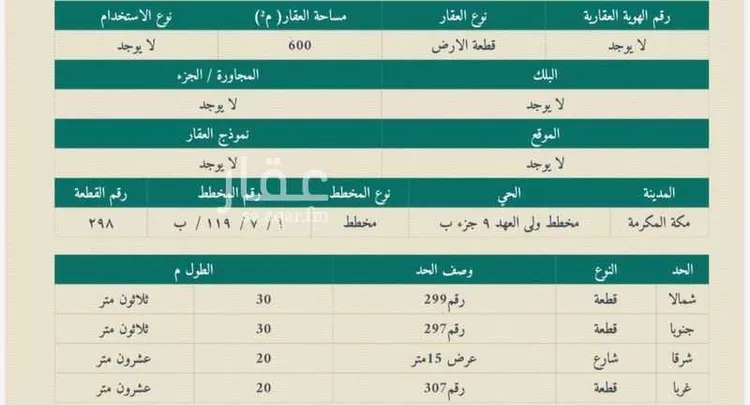 Land for Sale in Mecca Al Ukayshiyyah