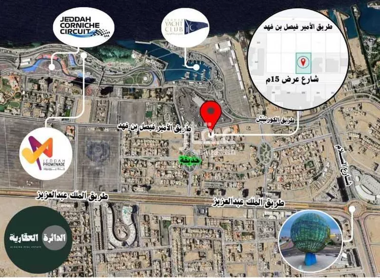 أرض للبيع في شارع ضمرة بن الحصين, حي الشاطئ, مدينة جدة, منطقة مكة المكرمة صورة 3