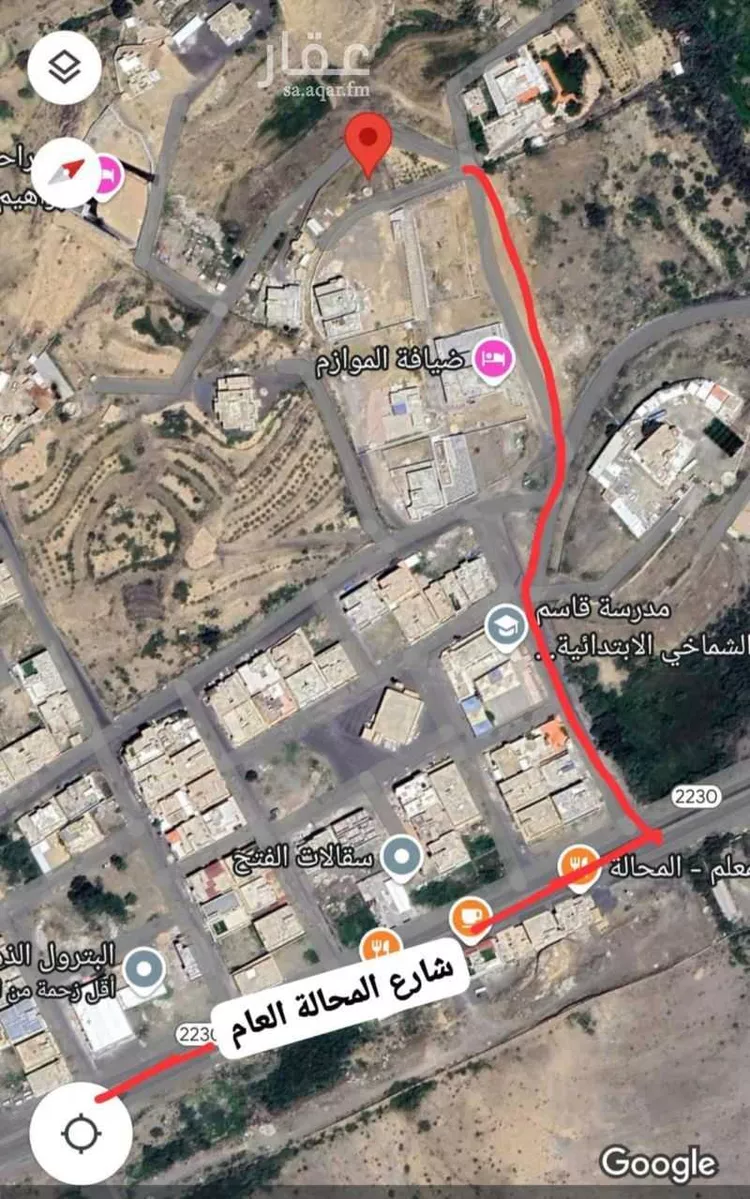 أرض للبيع في شارع قرية قما ، حي المحالة ، المحالة ، منطقة عسير صورة 2