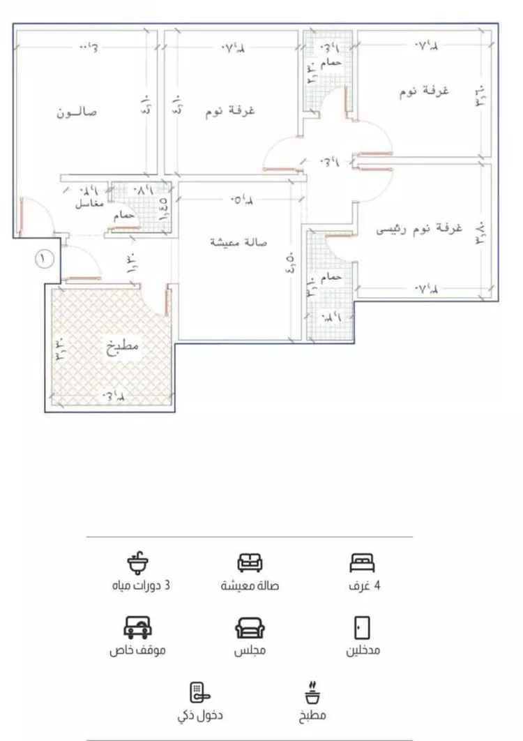Apartment for Rent in Jeddah As Salamah صورة 4