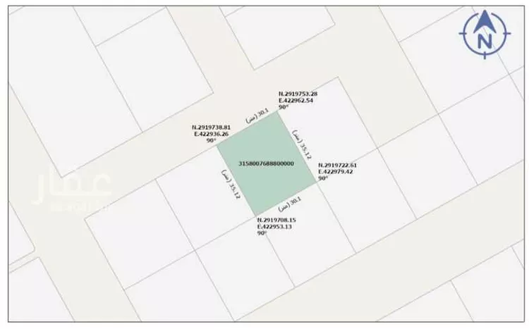 أرض للبيع في شارع 31 السيف, حي السيف, مدينة الدمام, المنطقة الشرقية