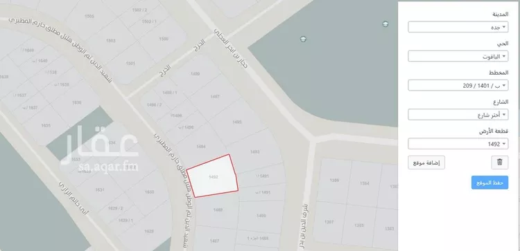 أرض للبيع في شارع هليل مطلق حازم المطيري, حي الياقوت, مدينة جدة, منطقة مكة المكرمة