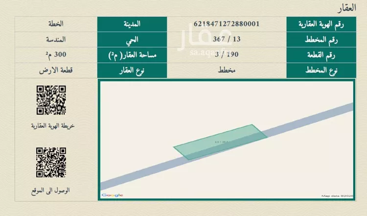 أرض للبيع في حي المندسة الغربية, مدينة الخطة - المندسه الشرقيه, منطقة حائل صورة 3