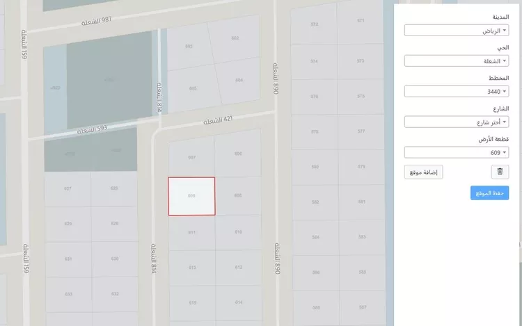 أرض للبيع في حي الشعلة, مدينة الرياض, منطقة الرياض صورة 4