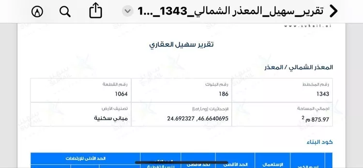 أرض للبيع في شارع معتوق بن منيع, حي المعذر الشمالي, مدينة الرياض, منطقة الرياض صورة 2