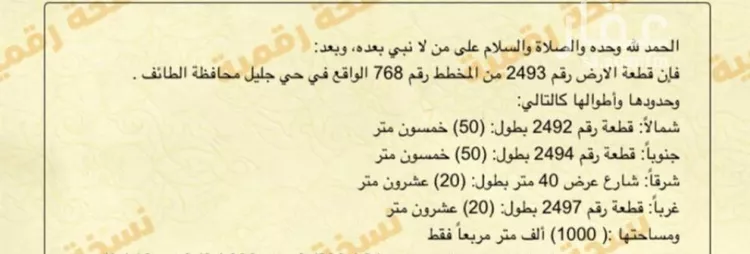 أرض للبيع في شارع ابن المجاور, حي وادي جليل, مدينة امارة منطقة مكة المكرمة - الطائف, منطقة مكة المكرمة