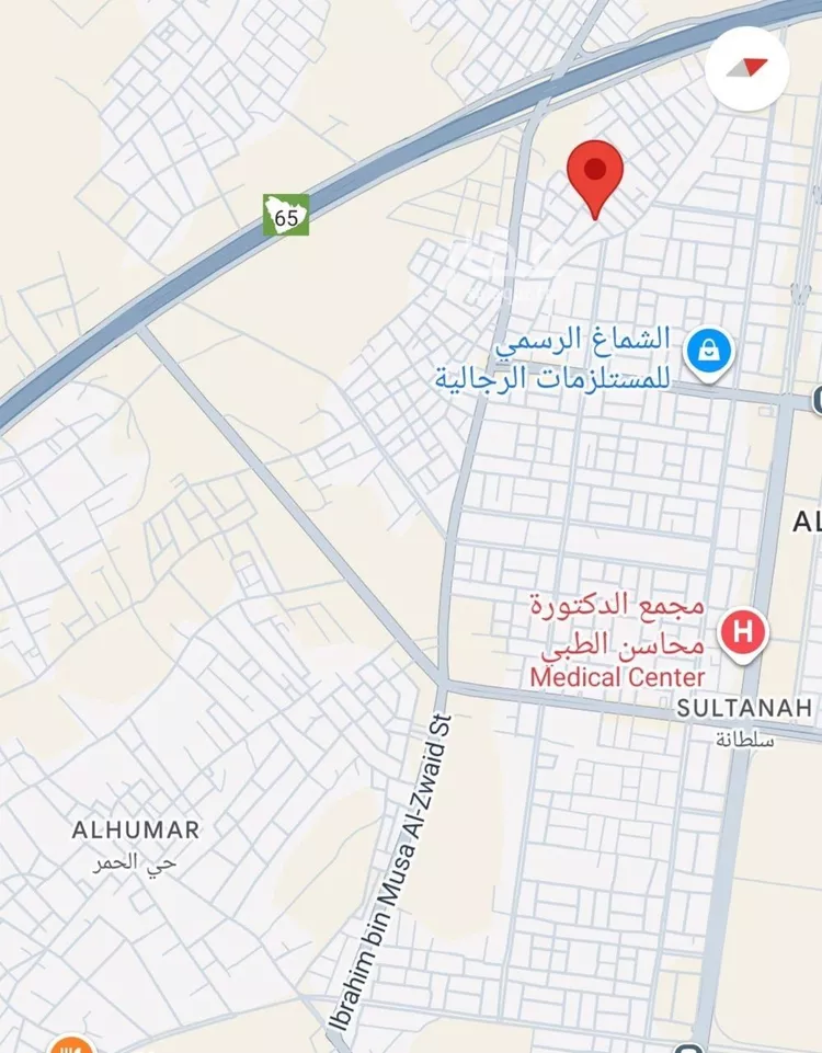 أرض للبيع في شارع ابي علي الفارسي, حي النخيل, مدينة بريدة, منطقة القصيم