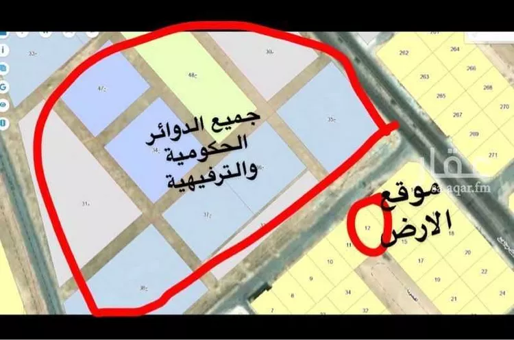 أرض للبيع في حي قرطبة, مدينة قريه العليا, المنطقة الشرقية