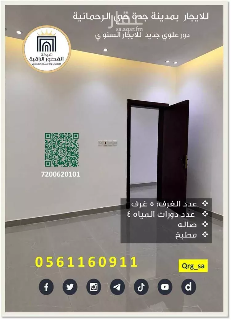 شقة للإيجار في شارع محمد السمعاني, حي الرحمانية, مدينة جدة, منطقة مكة المكرمة صورة 2