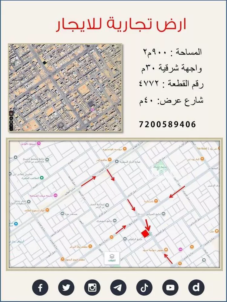 أرض للإيجار في شارع الجنادريه, حي ظهرة لبن, مدينة الرياض, منطقة الرياض
