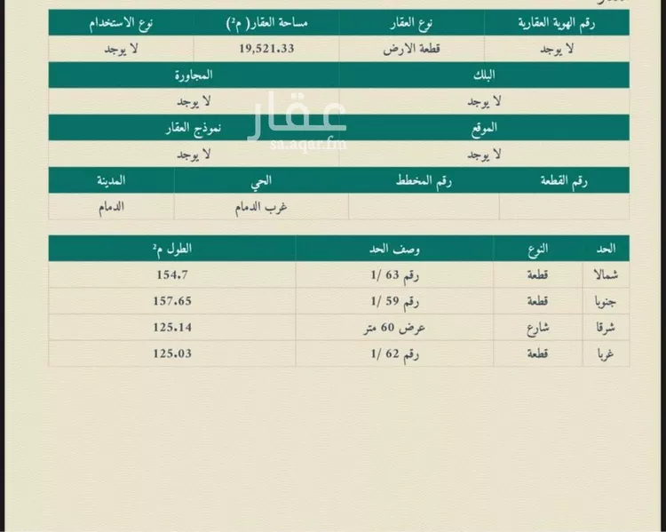 أرض للبيع في شارع الدمام 1009, حي الصناعية الثانية, مدينة الدمام, المنطقة الشرقية
