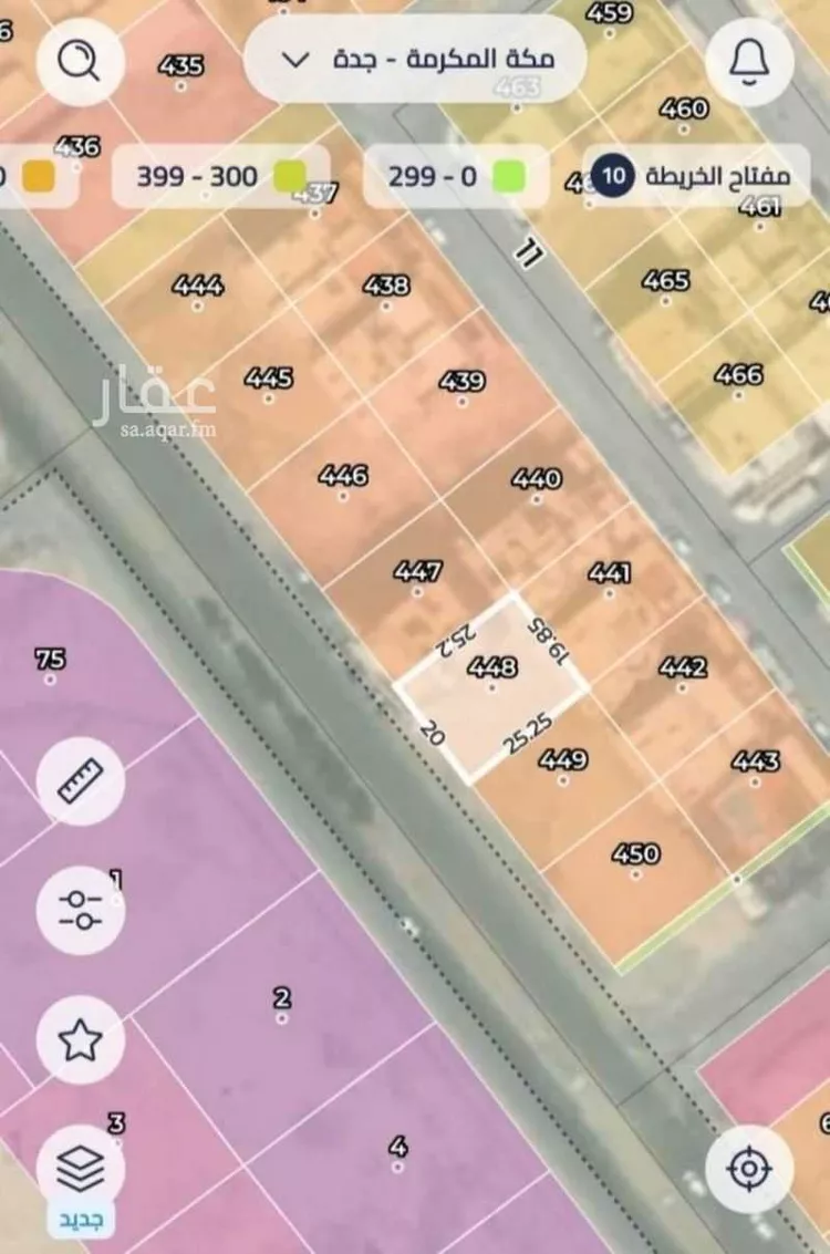 أرض للإيجار في شارع حكيم ابن حزن ابن ابي وهب, حي الشراع, مدينة جدة, منطقة مكة المكرمة