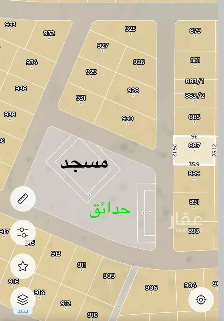 أرض للبيع في شارع العام, حي الندى, مدينة جدة, منطقة مكة المكرمة