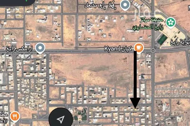 أرض للبيع في شارع ابو رجاء العطاردي, حي المرجانية, مدينة رابغ, منطقة مكة المكرمة