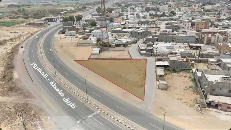 أرض للبيع في حي الحضرور, مدينة الحضرور, منطقة جازان